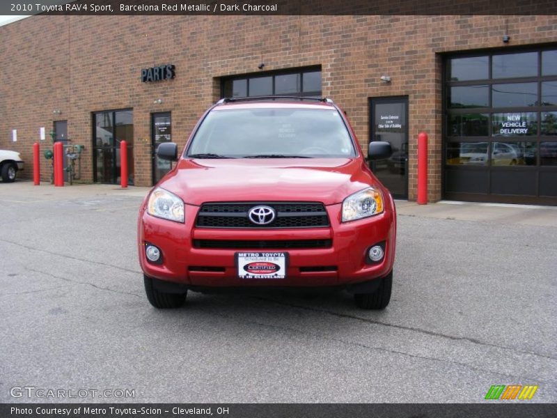 Barcelona Red Metallic / Dark Charcoal 2010 Toyota RAV4 Sport