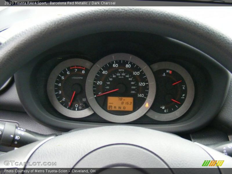 Barcelona Red Metallic / Dark Charcoal 2010 Toyota RAV4 Sport