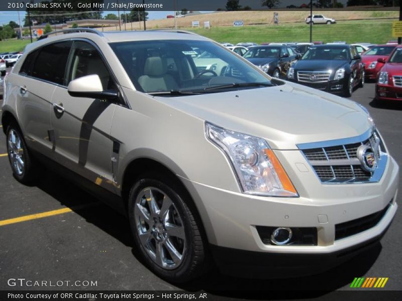 Gold Mist / Shale/Brownstone 2010 Cadillac SRX V6