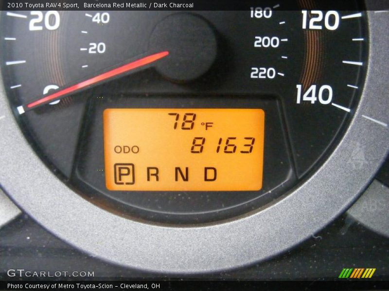 Barcelona Red Metallic / Dark Charcoal 2010 Toyota RAV4 Sport