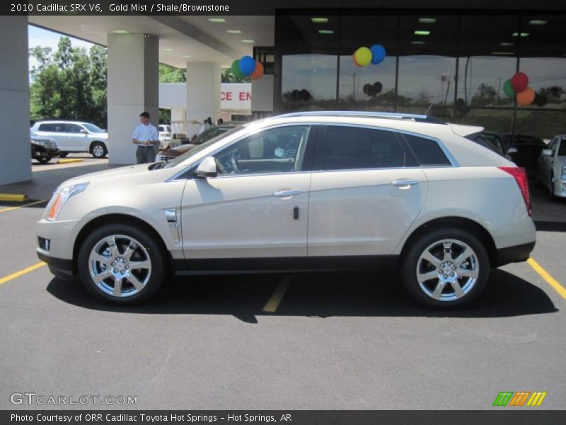 Gold Mist / Shale/Brownstone 2010 Cadillac SRX V6