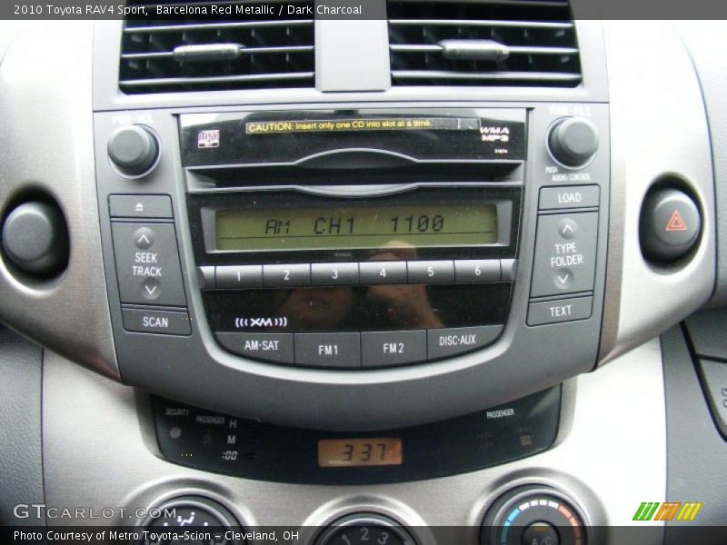 Barcelona Red Metallic / Dark Charcoal 2010 Toyota RAV4 Sport
