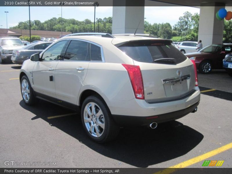 Gold Mist / Shale/Brownstone 2010 Cadillac SRX V6