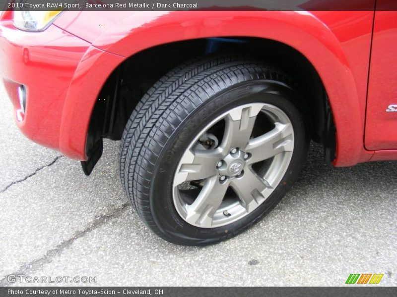 Barcelona Red Metallic / Dark Charcoal 2010 Toyota RAV4 Sport
