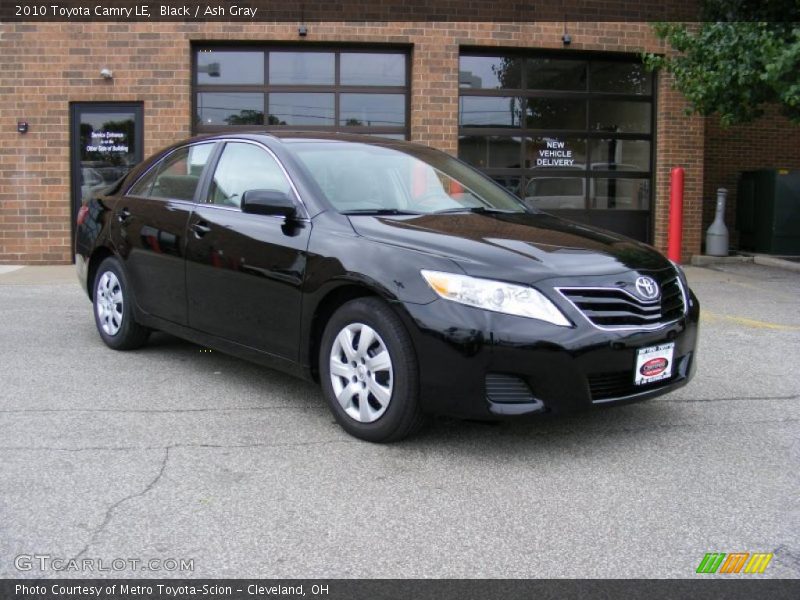 Black / Ash Gray 2010 Toyota Camry LE