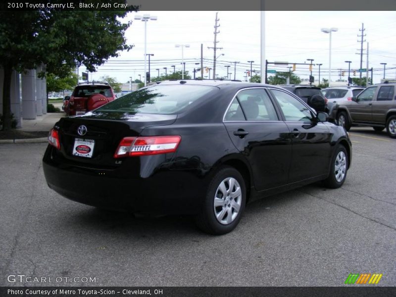 Black / Ash Gray 2010 Toyota Camry LE