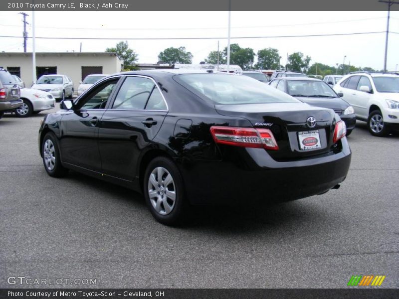 Black / Ash Gray 2010 Toyota Camry LE