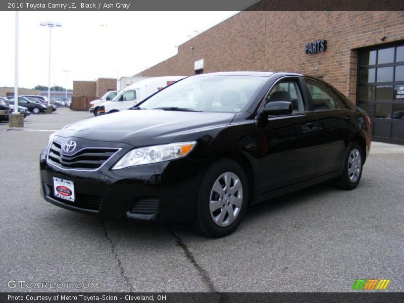 Black / Ash Gray 2010 Toyota Camry LE