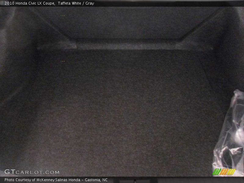 Taffeta White / Gray 2010 Honda Civic LX Coupe