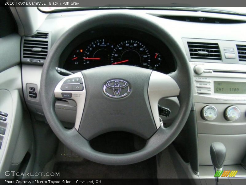 Black / Ash Gray 2010 Toyota Camry LE