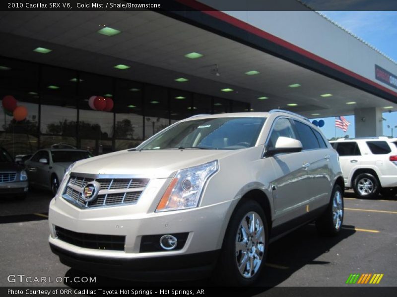 Gold Mist / Shale/Brownstone 2010 Cadillac SRX V6
