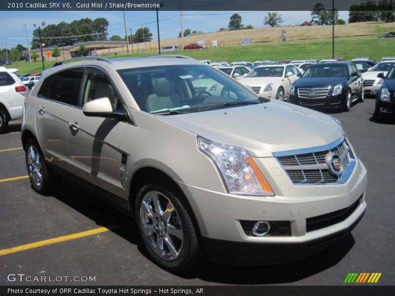 Gold Mist / Shale/Brownstone 2010 Cadillac SRX V6