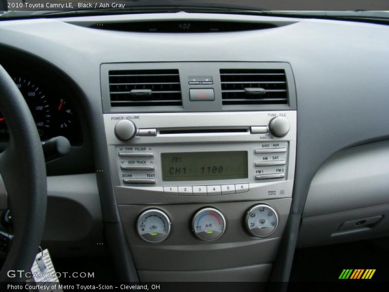 Black / Ash Gray 2010 Toyota Camry LE