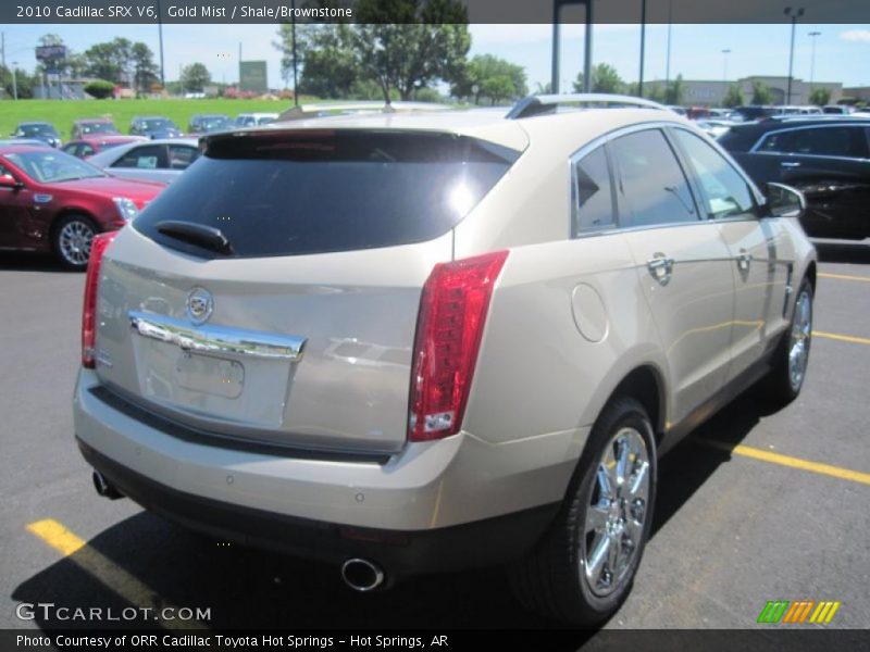 Gold Mist / Shale/Brownstone 2010 Cadillac SRX V6