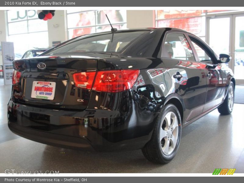 Ebony Black / Stone 2010 Kia Forte EX