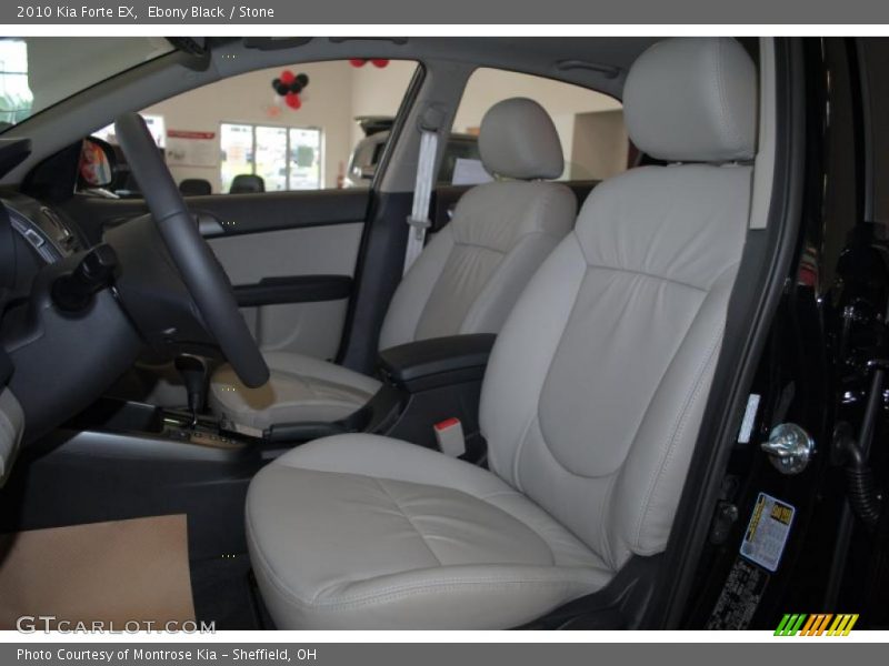 Ebony Black / Stone 2010 Kia Forte EX