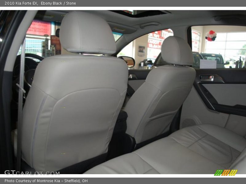Ebony Black / Stone 2010 Kia Forte EX