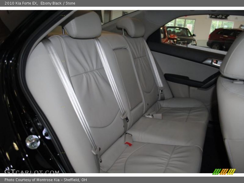 Ebony Black / Stone 2010 Kia Forte EX