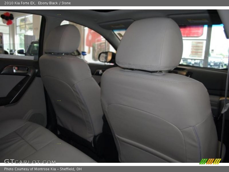 Ebony Black / Stone 2010 Kia Forte EX