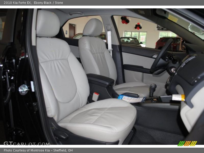 Ebony Black / Stone 2010 Kia Forte EX
