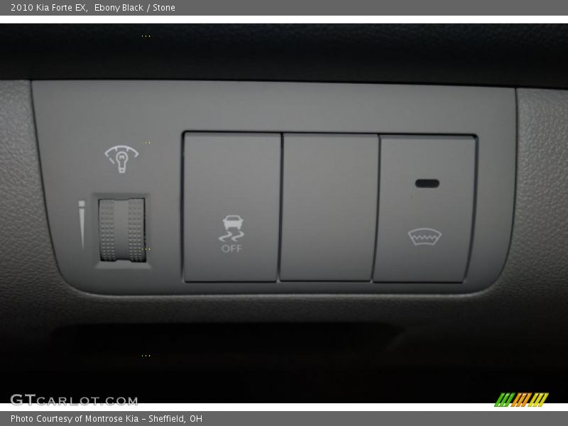 Ebony Black / Stone 2010 Kia Forte EX