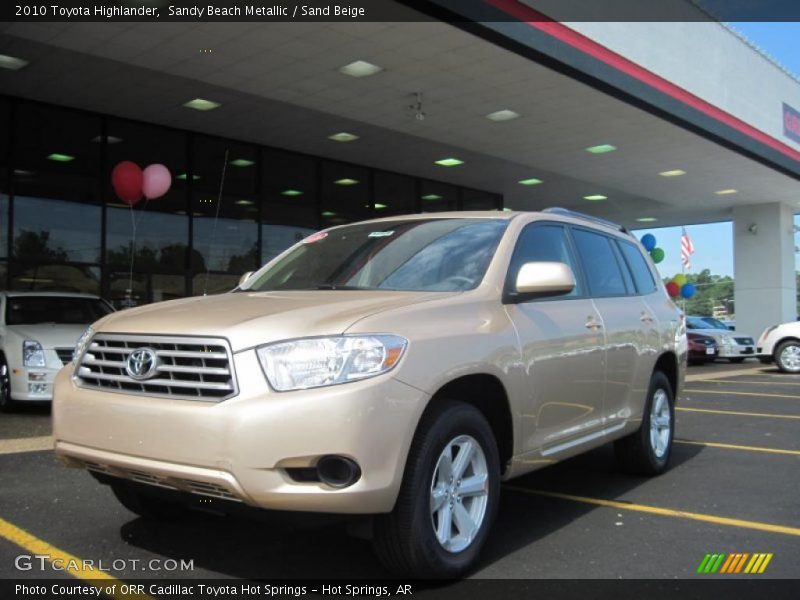 Sandy Beach Metallic / Sand Beige 2010 Toyota Highlander
