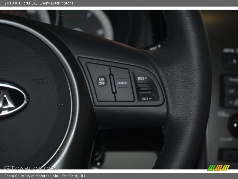 Ebony Black / Stone 2010 Kia Forte EX