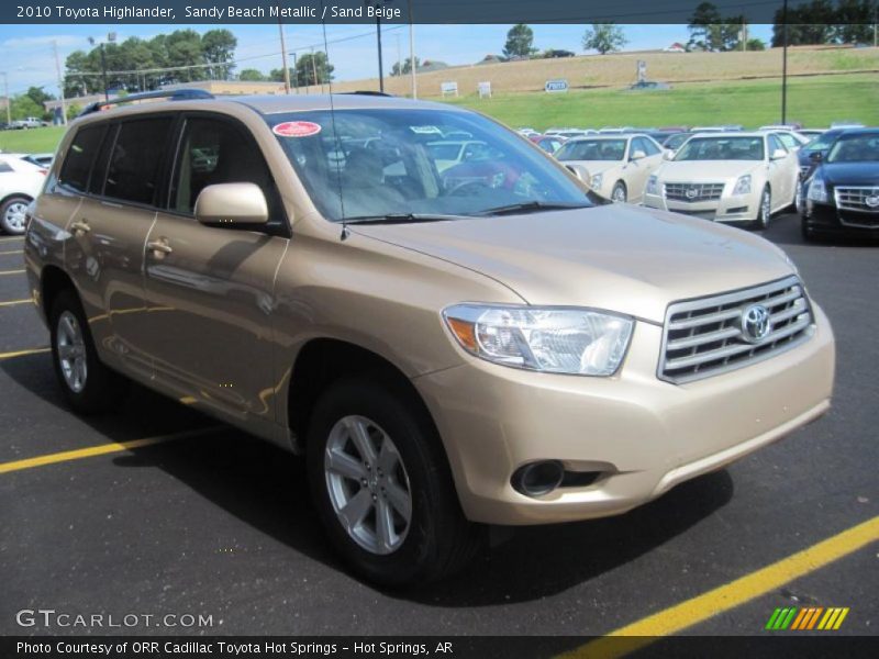 Sandy Beach Metallic / Sand Beige 2010 Toyota Highlander