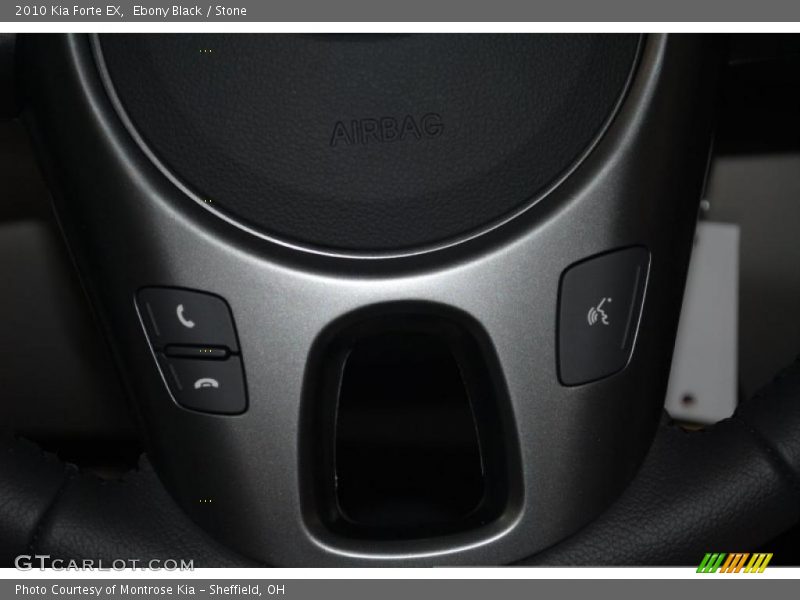 Ebony Black / Stone 2010 Kia Forte EX