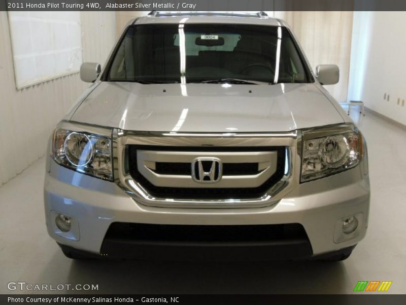 Alabaster Silver Metallic / Gray 2011 Honda Pilot Touring 4WD