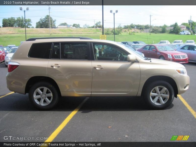 Sandy Beach Metallic / Sand Beige 2010 Toyota Highlander
