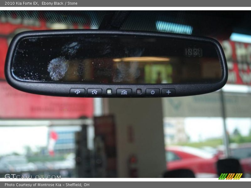 Ebony Black / Stone 2010 Kia Forte EX