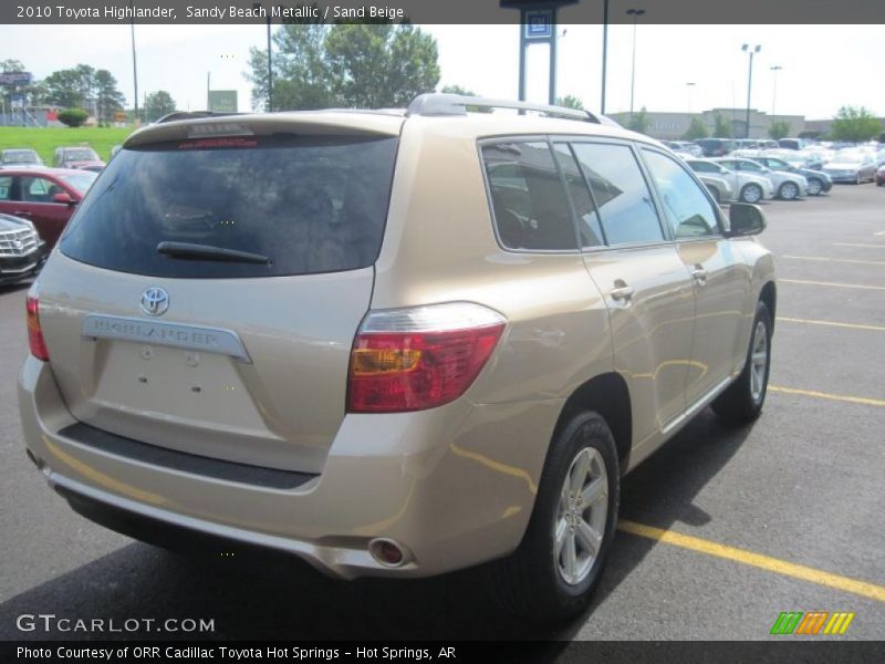 Sandy Beach Metallic / Sand Beige 2010 Toyota Highlander