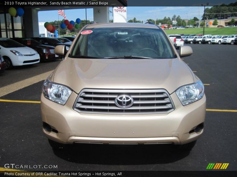 Sandy Beach Metallic / Sand Beige 2010 Toyota Highlander