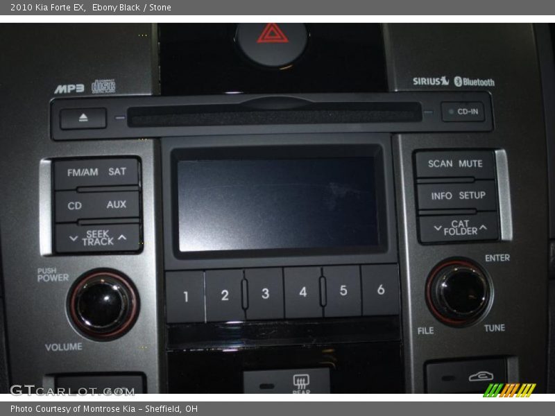 Ebony Black / Stone 2010 Kia Forte EX