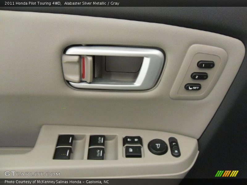 Alabaster Silver Metallic / Gray 2011 Honda Pilot Touring 4WD