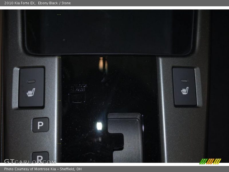 Ebony Black / Stone 2010 Kia Forte EX
