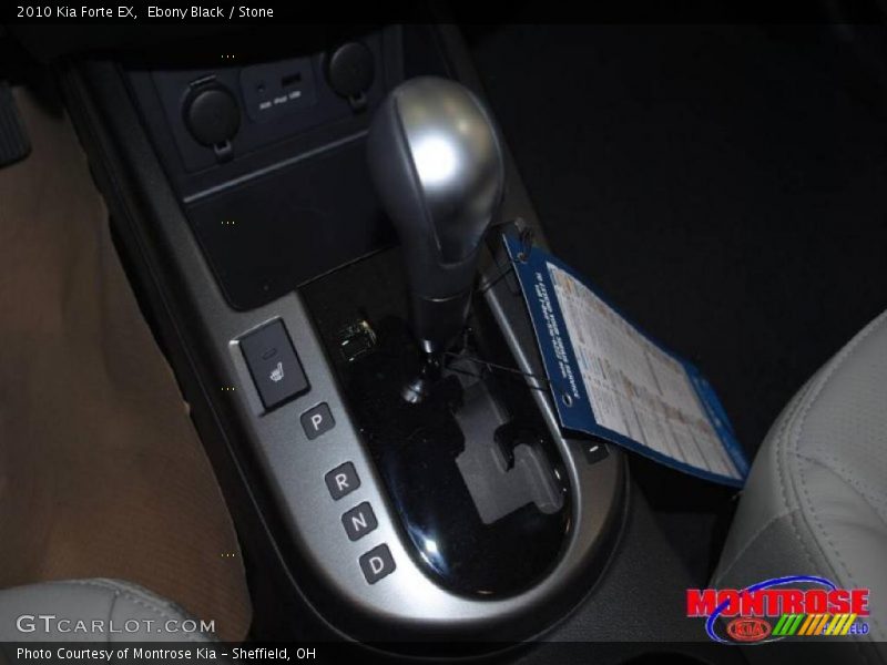 Ebony Black / Stone 2010 Kia Forte EX