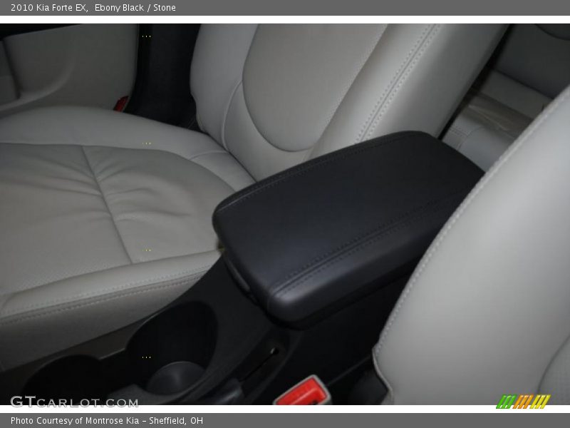 Ebony Black / Stone 2010 Kia Forte EX