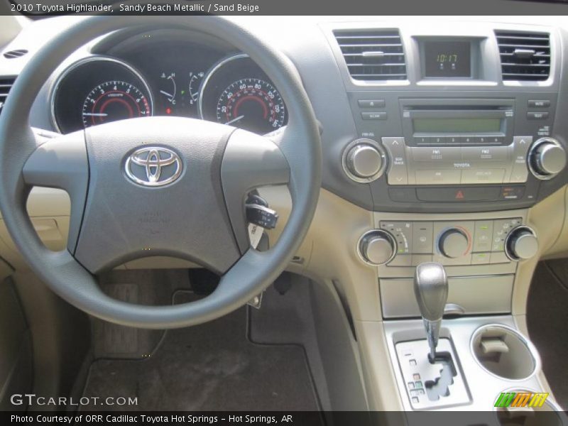 Sandy Beach Metallic / Sand Beige 2010 Toyota Highlander