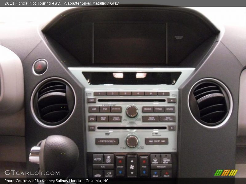 Alabaster Silver Metallic / Gray 2011 Honda Pilot Touring 4WD