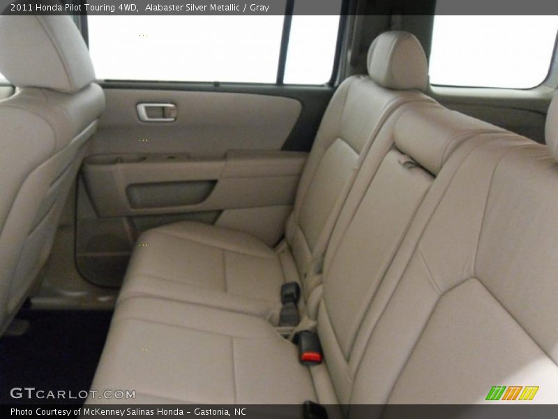 Alabaster Silver Metallic / Gray 2011 Honda Pilot Touring 4WD