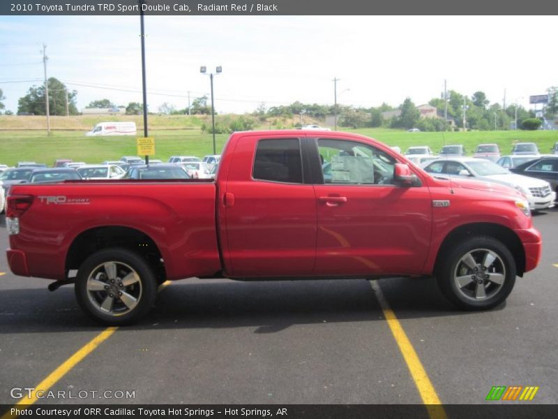 Radiant Red / Black 2010 Toyota Tundra TRD Sport Double Cab