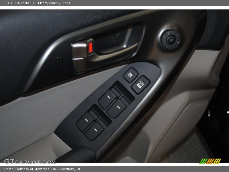 Ebony Black / Stone 2010 Kia Forte EX