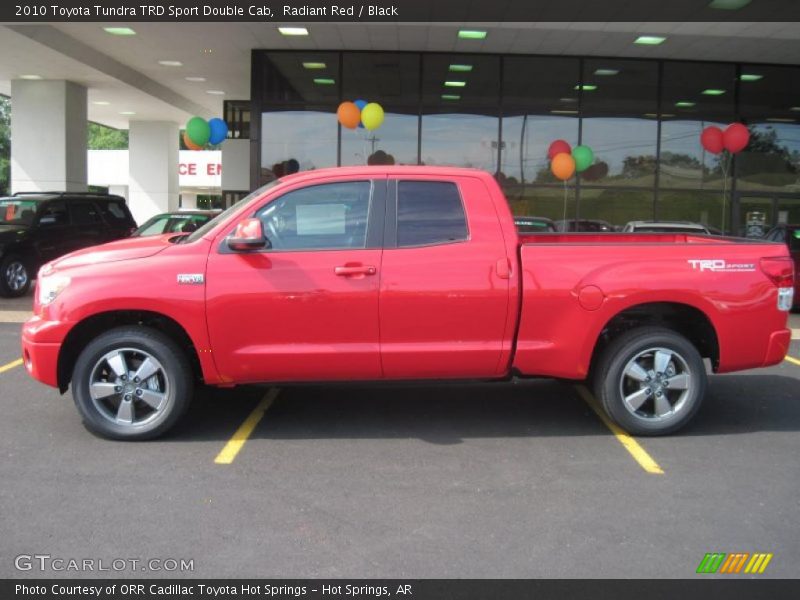 Radiant Red / Black 2010 Toyota Tundra TRD Sport Double Cab