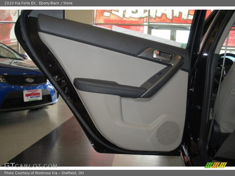 Ebony Black / Stone 2010 Kia Forte EX