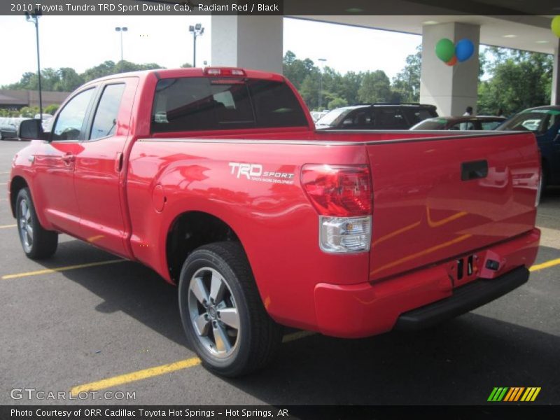 Radiant Red / Black 2010 Toyota Tundra TRD Sport Double Cab