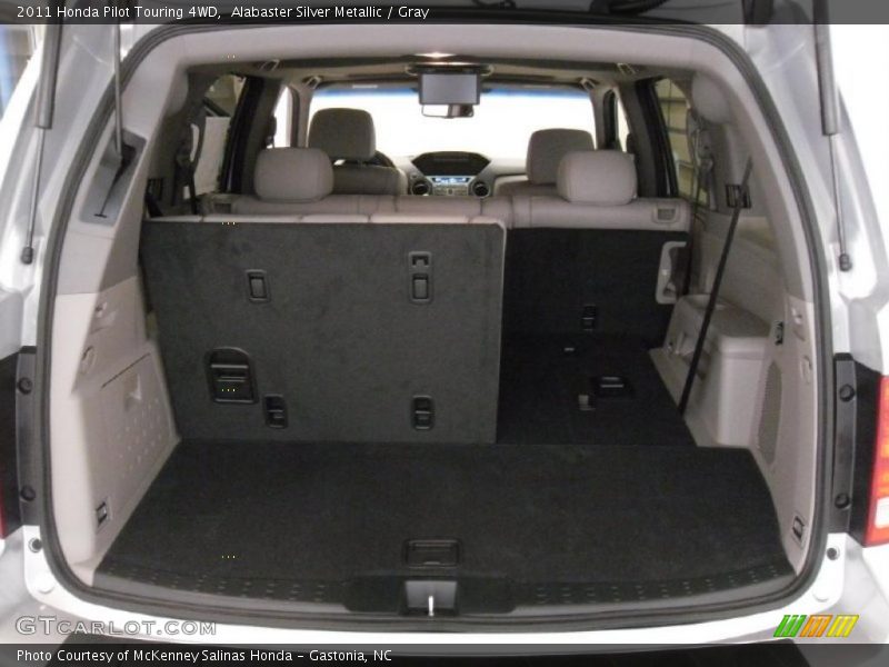 Alabaster Silver Metallic / Gray 2011 Honda Pilot Touring 4WD