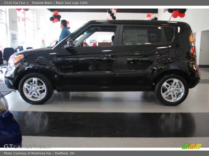 Shadow Black / Black Soul Logo Cloth 2010 Kia Soul +