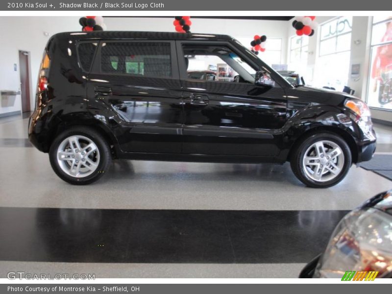 Shadow Black / Black Soul Logo Cloth 2010 Kia Soul +